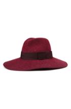 Women's Brixton 'piper' Floppy Wool Hat - Red