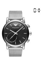 Men's Emporio Armani Mesh Bracelet Hybrid Smart Watch, 43mm