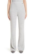 Women's St. John Collection Cashmere Knit Pants, Size - Grey