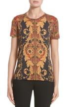 Women's Etro Print Cotton Tee Us / 48 It - Black