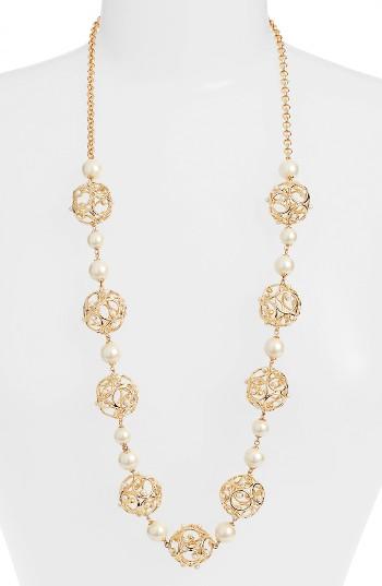 Women's Kate Spade New York Brilliant Bauble Station Necklace