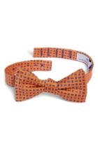 Men's Southern Tide Sanibel Geo Bow Tie, Size - Orange