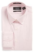 Men's Nordstrom Men's Shop Trim Fit Non-iron Solid Dress Shirt .5 - 34/35 - Pink