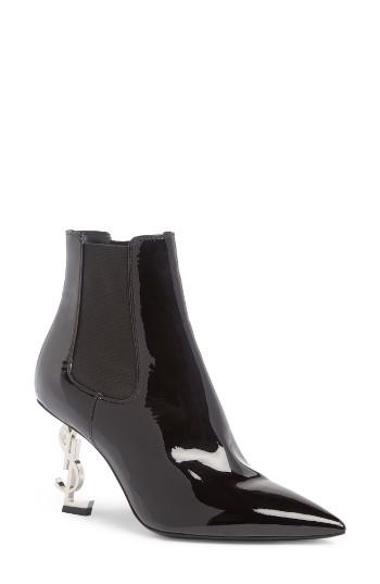 Women's Saint Laurent Opyum Saint Laurent Bootie Us / 35eu - Black