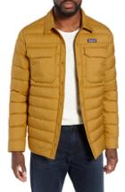 Men's Patagonia Silent Water Repellent 700-fill Power Down Shirt Jacket - Brown