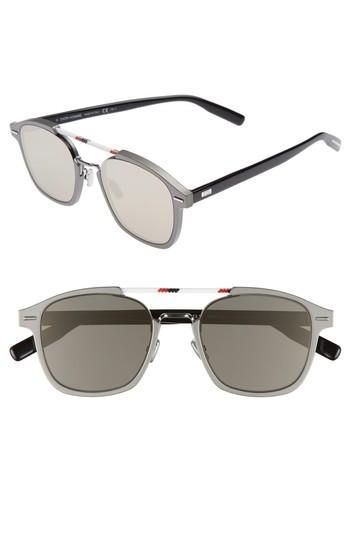 Men's Dior Homme Al13.13 52mm Sunglasses - Ruthenium/ Ivory