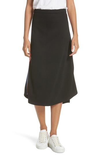 Women's Etre Cecile A-line Midi Skirt - Black