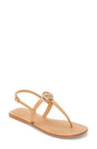 Women's Mercedes Castillo Viveana T-strap Sandal M - Beige
