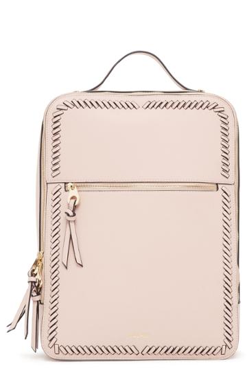 Calpak Kaya Faux Leather 15-inch Laptop Backpack - Pink