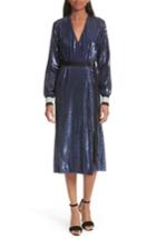Women's Robert Rodriguez Sequin Wrap Dress - Blue
