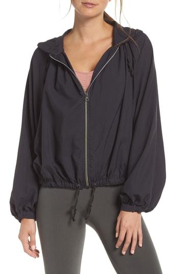 Women's Free People Movement Breezy Pleated Jacket - Black