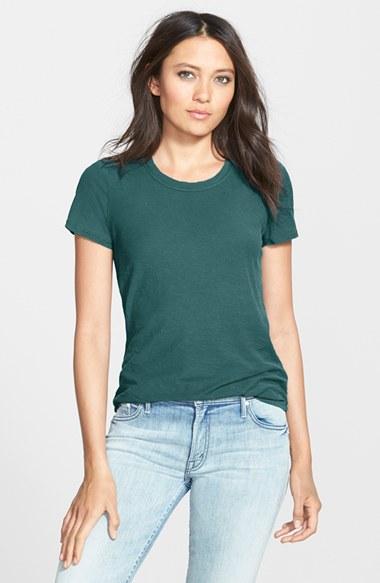 Women's James Perse Sheer Slub Crewneck Tee