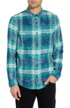 Men's The Rail Beach Plaid Shirt - Blue/green