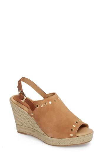 Women's Patricia Green Rockstar Espadrille Wedge Sandal M - Brown
