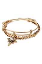 Women's Alex And Ani North Star Set Of 2 Adjustable Wire Bangles