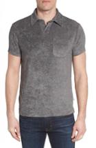 Men's Nifty Genius Nicholas Slim Fit Terry Polo - Grey