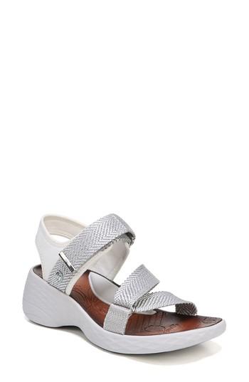 Women's Bzees Jive Sandal M - White