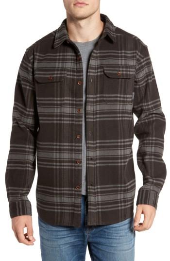 Men's Columbia Deschutes River(tm) Heavyweight Flannel Shirt Jacket - Brown
