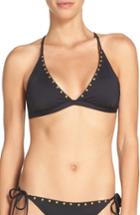 Women's La Blanca Deco Studded Bikini Top - Black