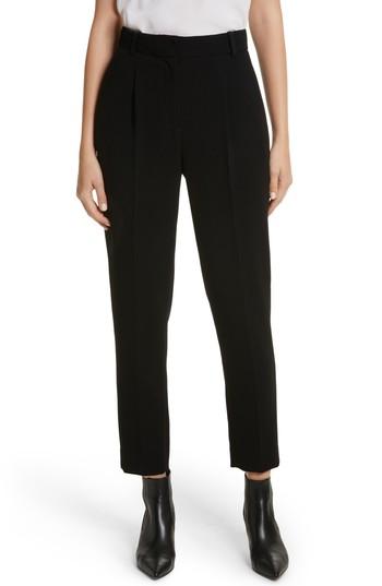Women's Rebecca Taylor Pleated Crepe Crop Pants