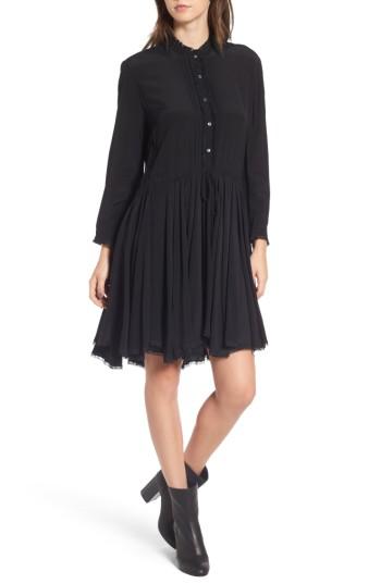 Women's Zadig & Voltaire Ranil Drop Waist Dress - Black