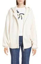 Women's Chloe Wool & Cashmere Blend Hoodie - White