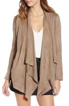 Women's Blanknyc Cloud Nine Drape Jacket, Size - Grey