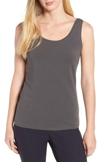 Petite Women's Nic+zoe The Perfect Tank, Size P - Grey