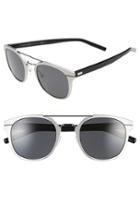 Men's Dior Homme 'al 13.5s' 52mm Sunglasses - White/ Black/ Dark Grey