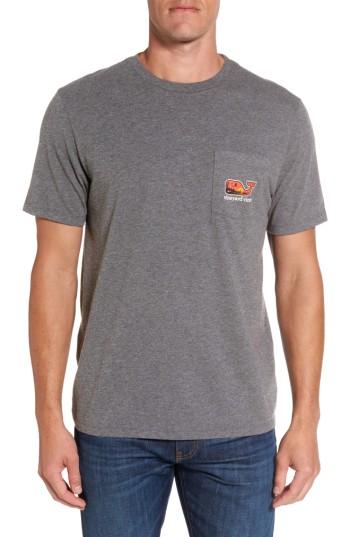Men's Vineyard Vines Halloween 2017 Graphic Pocket T-shirt - Grey