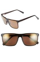 Women's Maui Jim Flat Island 58mm Polarizedplus Sunglasses - Brown Stripe/ Hcl Bronze