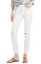 Women's J.crew Lookout High Waist Crop Jeans - White