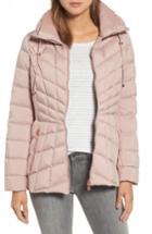 Petite Women's Bernardo Packable Down & Primaloft Coat P - Pink