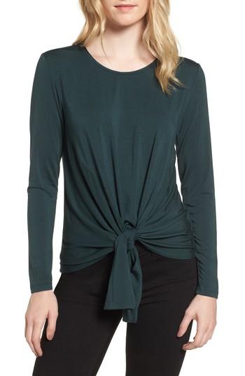 Women's Amour Vert Imogen Tie Front Tee - Green