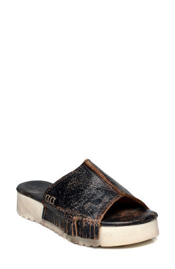 Women's Bed Stu Fairlee Slide Sandal M - Black