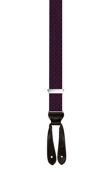 Men's Trafalgar 'dalton' Dot Silk Suspenders