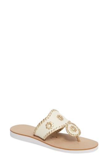 Women's Jack Rogers Captiva Sandal M - White