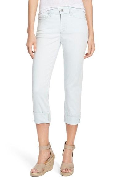 Women's Nydj 'dayla' Colored Wide Cuff Capri Jeans