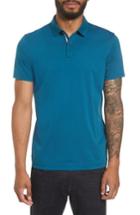 Men's Boss Hugo Boss Press 21 Solid Fit Polo, Size Medium - Blue/green