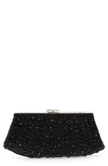Nordstrom Beaded Rivoli Clutch - Black