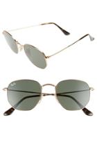 Women's Ray-ban 51mm Hexagonal Flat Lens Sunglasses -