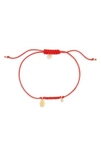 Women's Shy By Se Hamsa Chord Diamond Bracelet