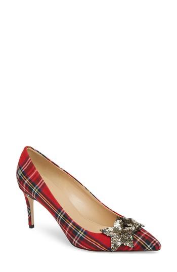 Women's J.crew Lucie Pump M - Red