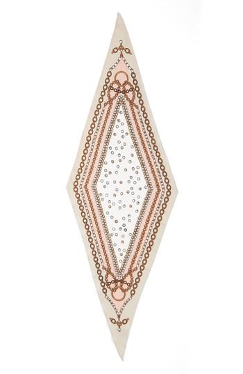 Women's Collection Xiix Pearl & Chain Print Scarf, Size - Pink