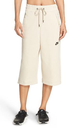 Women's Nike Sportswear Tech Fleece Capri Pants - Grey