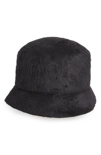 Women's Clyde Batta Angora Cloche - Black