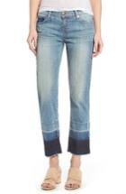 Women's True Religion Brand Jeans Crop Straight Leg Jeans - Blue