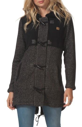 Women's Rip Curl Penny Fleece Jacket - Black