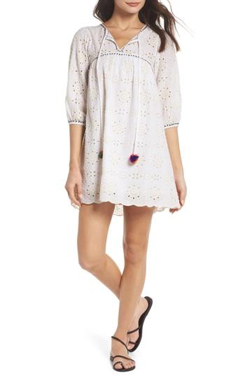 Women's Thml Eyelet Babydoll Dress - Ivory