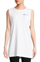 Women's Champion Big C Logo Tunic Length Tank - White